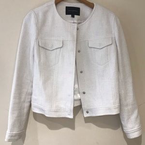 Banana Republic white blazer